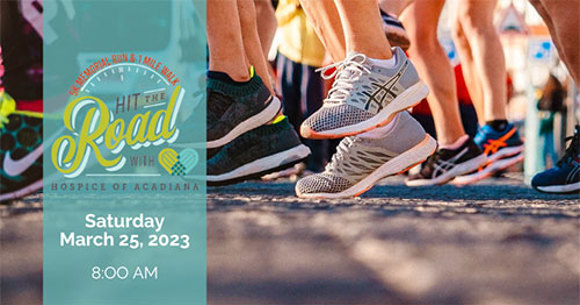 Hit the Road with Hospice of Acadiana 5K & 1 Mile Walk (Registration CLOSED)